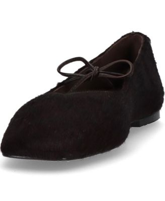 Sway Soft Brown Leather Ballet Flats