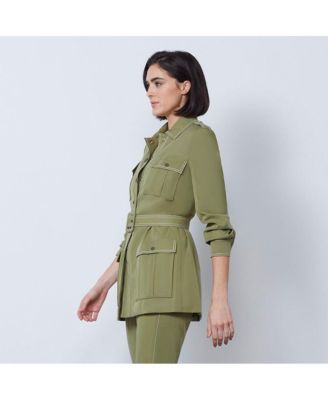 И так далее, женская зеленая куртка-сафари Chatterley