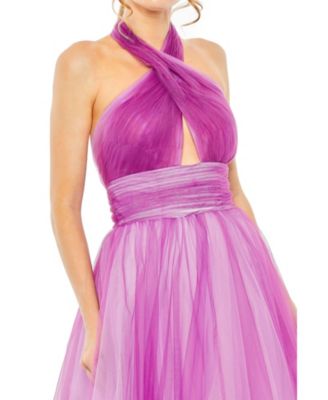 Women's Cross Front Tulle Dress