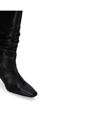 Kalila Black Leather Boots