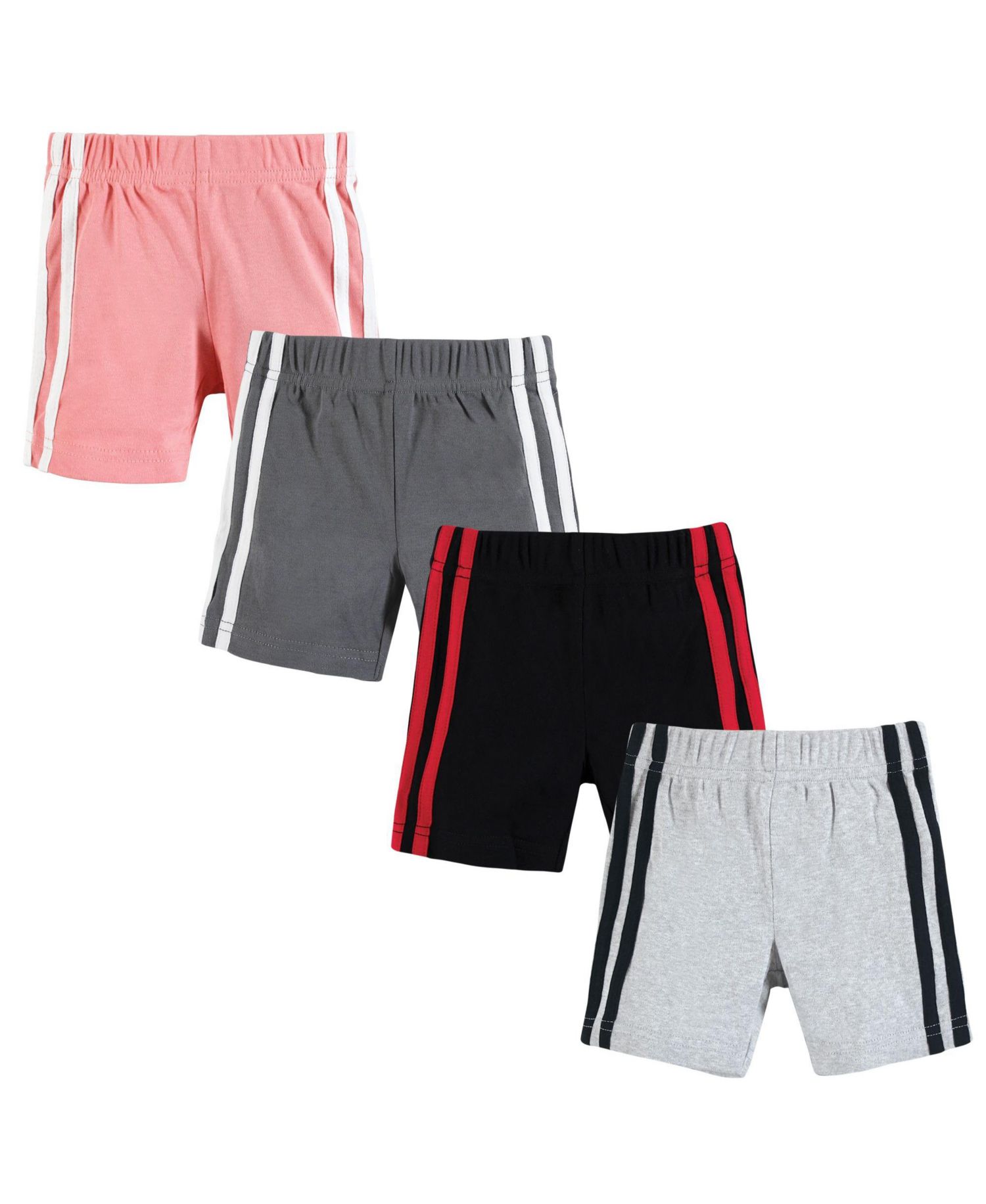 Baby Boys Hudson Four-Pair Active Shorts Bundle