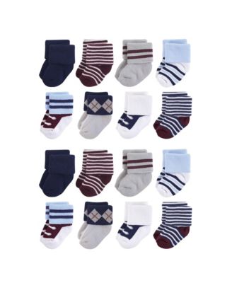 Little Treasure Baby Boys Treasure 16-Count Cozy Terry Socks - Genius 23$
