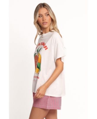 Женская футболка Costa D'Amalfi с лепестками и пупсом