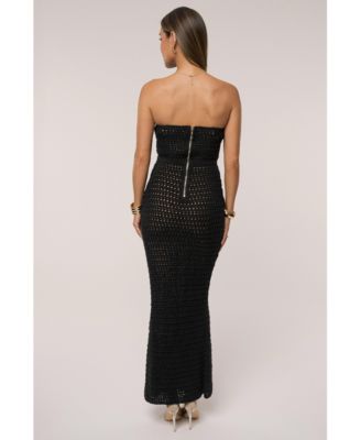 Women's Deep Sea Crochet Maxi Dress