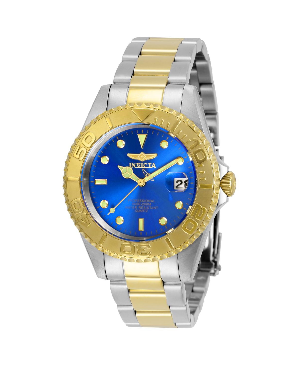 Invicta Men's 29942 Pro Diver Quartz 3 Hand Blue Dial Watch
