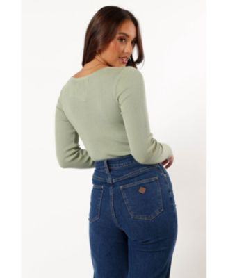 Женский топ Laysie с лепестками и пупсом