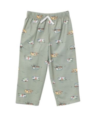 Toddler Boys 2-Piece Comfy Long Sleeve Top and Pajama Pant Set