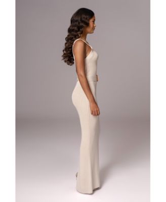 Plus Size Black Moonrise Ribbed Maxi Dress