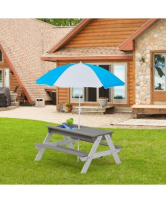 Streamdale Kids picnic/sand/water table with umbrella