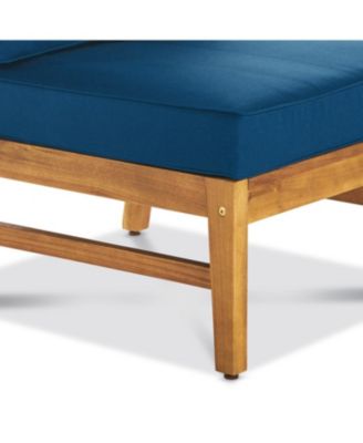 Streamdale Modular Acacia Wood 7-Piece Outdoor Sectional Set