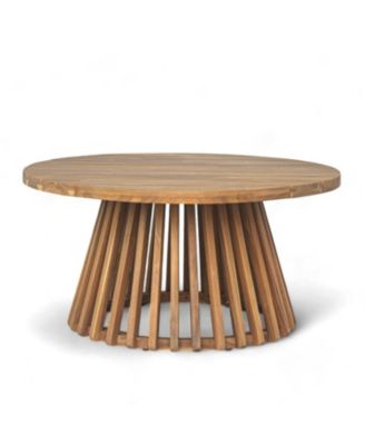 Streamdale Acacia Wood 3-Seater Daybed & Coffee Table Set