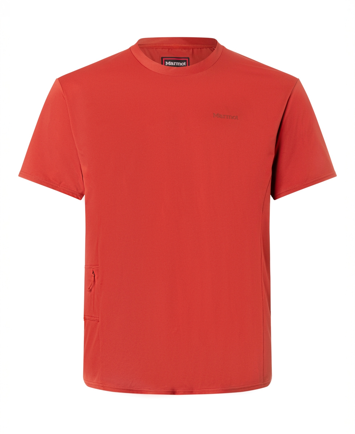 Marmot Men's Airexchange Ultraviolet Protection Factor 50 Short Sleeve Crew Shirt In Orange