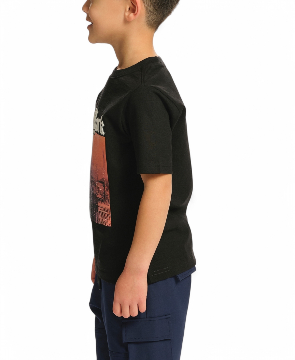 Shop Sovereign Code Little And Big Boys Short Sleeve T-shirt In Black