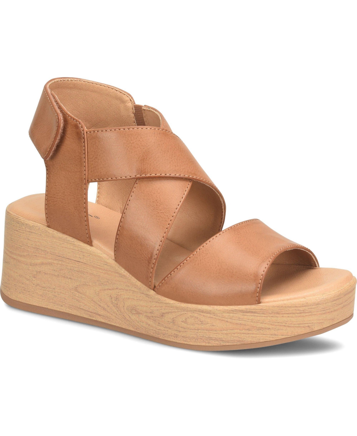 Women's Born Shola Round Toe Sandals - Tan Biscuit