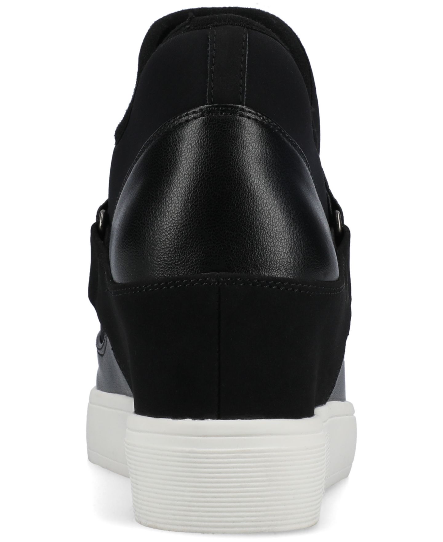 Женские кроссовки Journee Collection Damari Stretch Wedge, цвет: Чёрный — фото 3