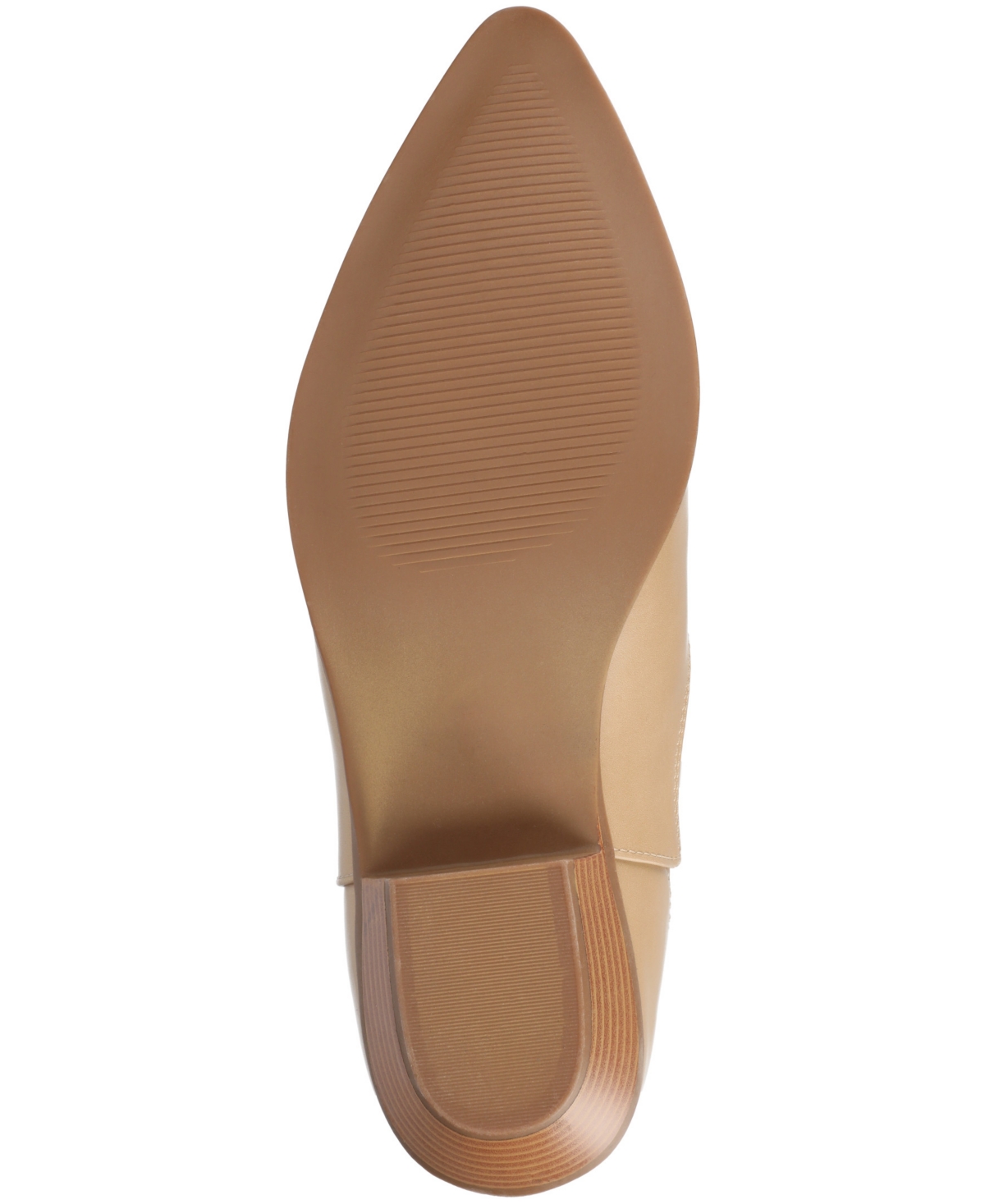 Journee Collection Women's Fritzie Western Pointed Toe Comfort Ankle Booties In Brown