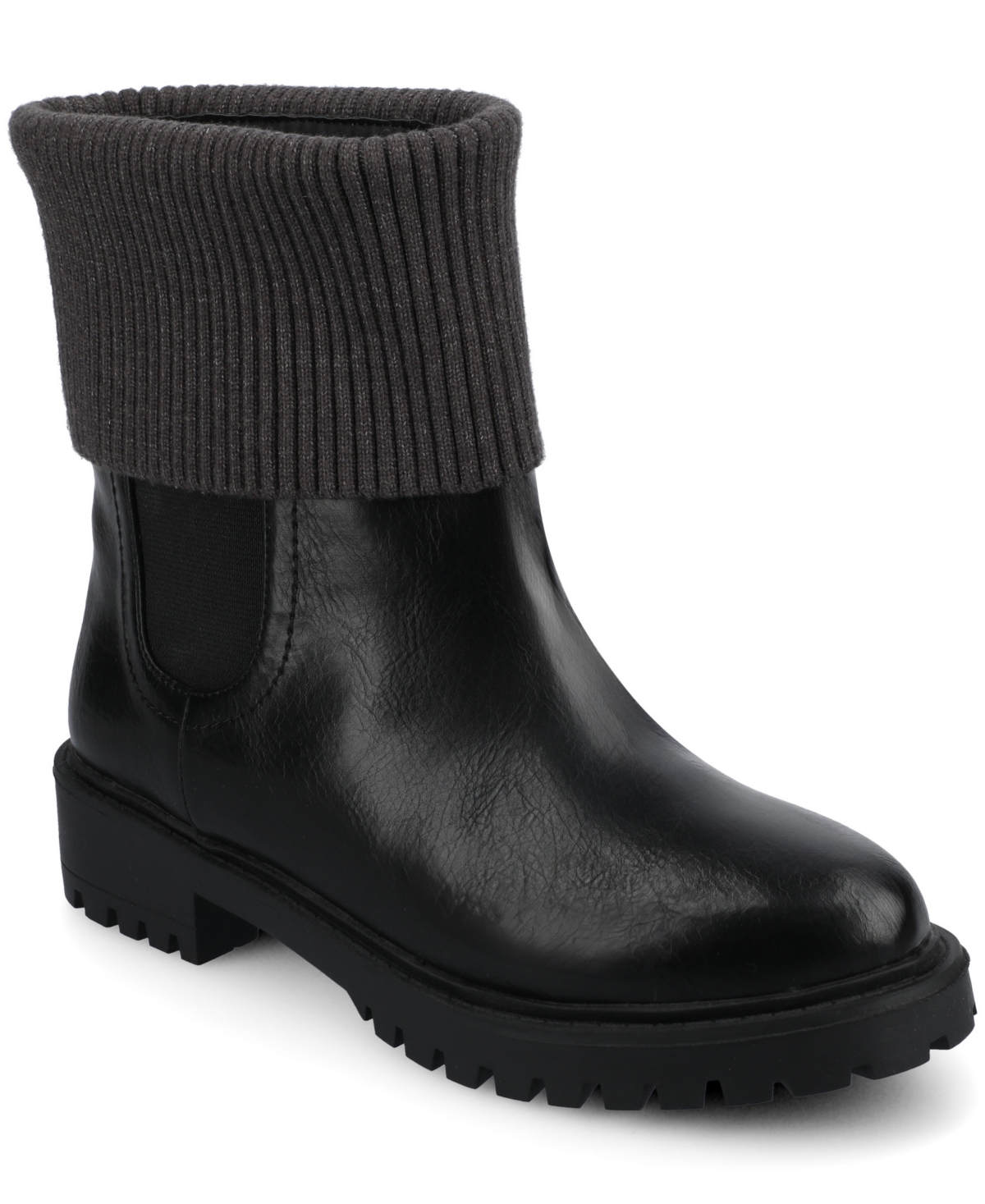 Journee Collection Women's Isabeau Casual Comfort Chelsea Boots