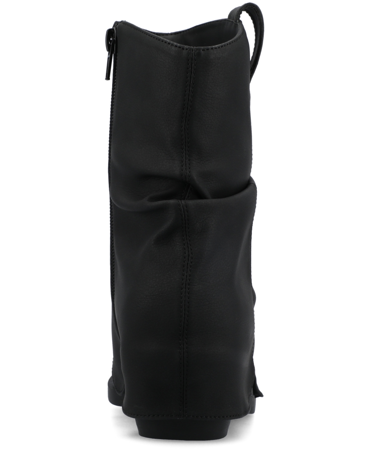 Journee Collection Women's Wynette Slouchy Comfort Ankle Booties In Black