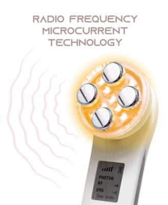 Radio Frequency Microcurrent Facial Device 5 Light Face Corrector, Multi Color Mode Red Light Therapy for Face Massager Tool&nbsp;