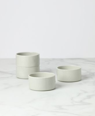 Modulus 12 Pc. Porcelain Bowl Set, Service for 4