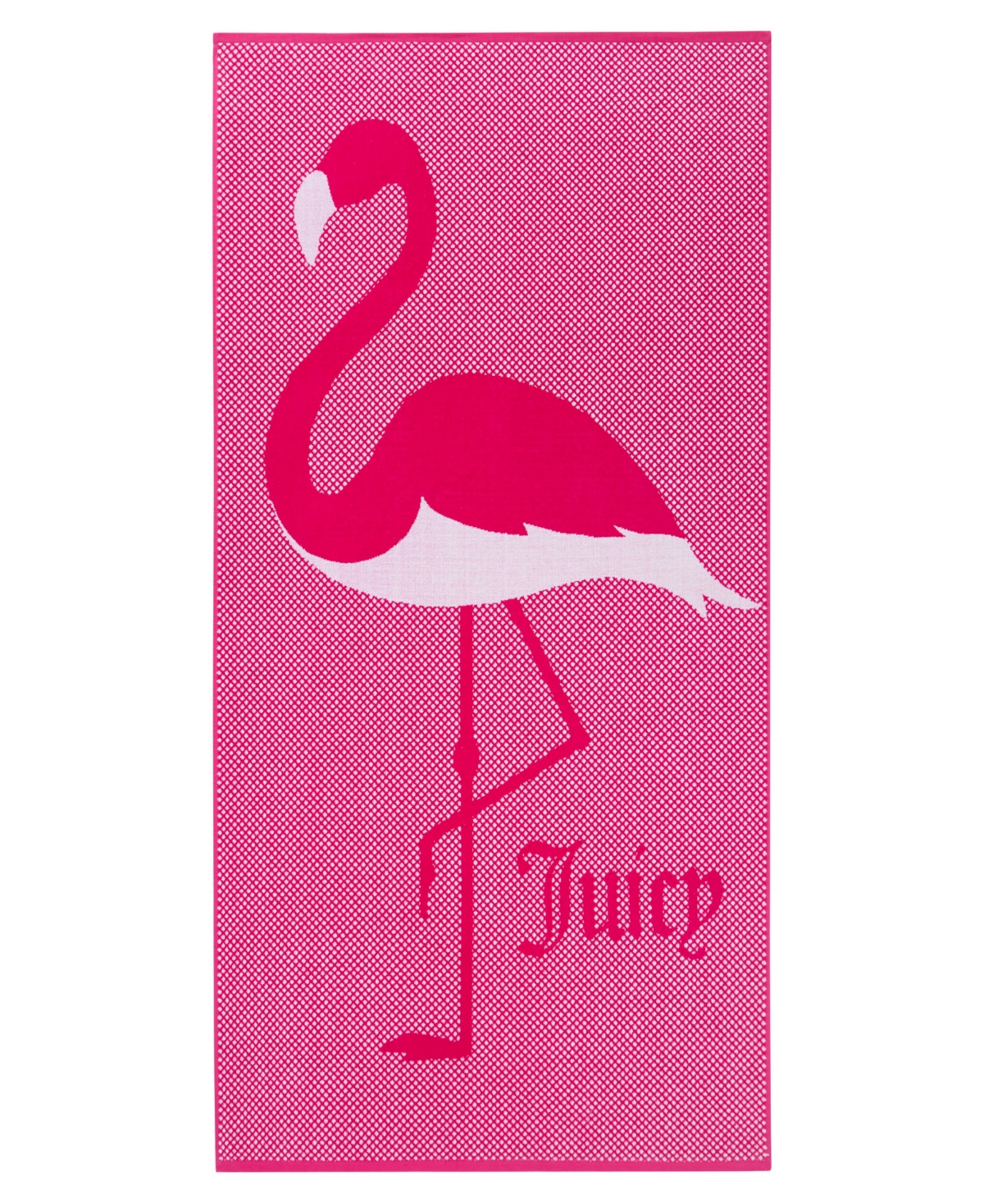 Juicy Couture Flamingo Cotton Beach Towel, 36" X 72" In Pink Flamingo