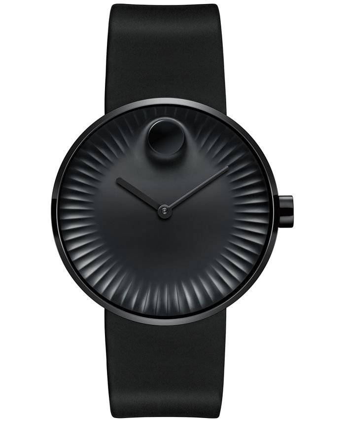 Movado rubber strap sales
