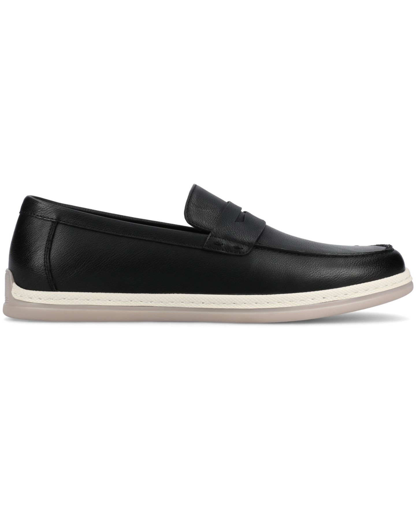 Мужские туфли Vance Co. Brantley Casual Flexible Penny, цвет: Чёрный — фото 2