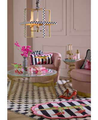 Patience Brewster Gloria Alligator 4' Scalloped Rug