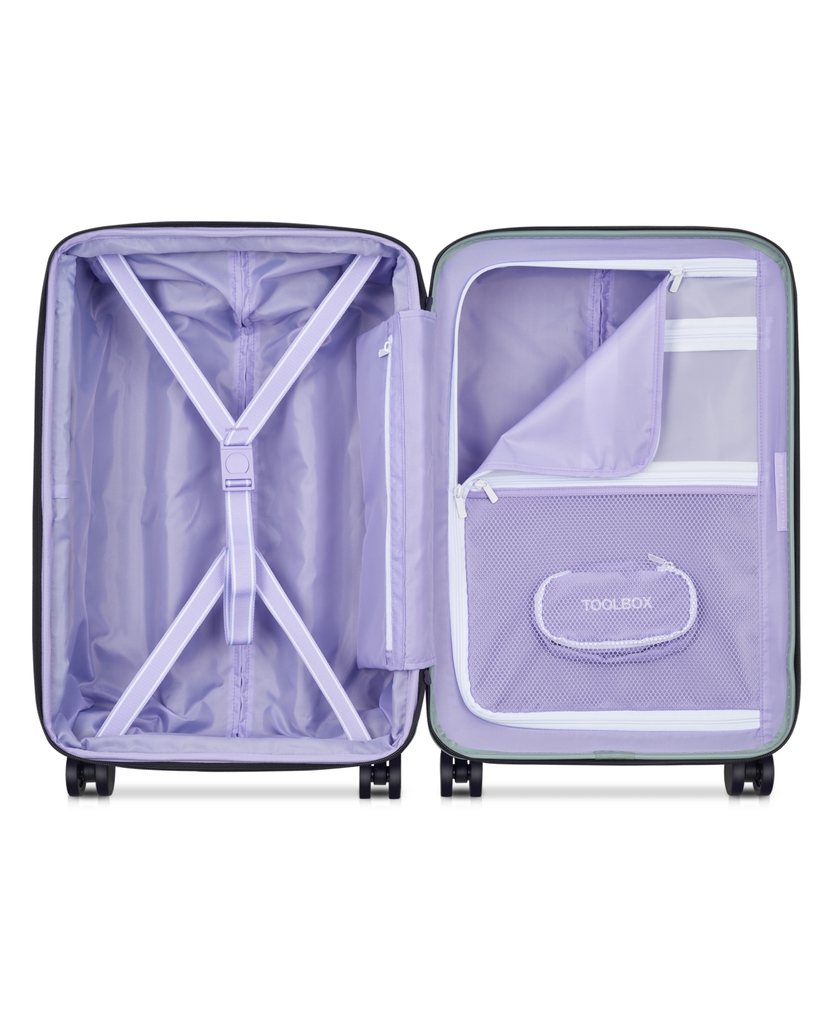 FLORENCE BY MILLS X DELSEY PARIS 20" SPIN ME AWAY EXPANDABLE CARRY-ON SPINNER UPRIGHT 