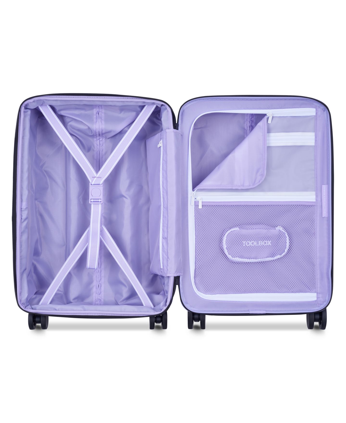 Чемодан florence by mills x Delsey Paris Spin Me Away Carry-on Spinner, цвет: Лавандовый — фото 8