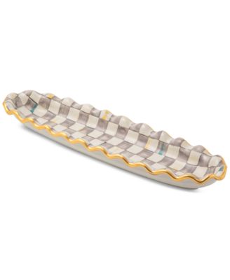 MacKenzie-Childs - Sterling Check Ceramic Hors D'oeuvres