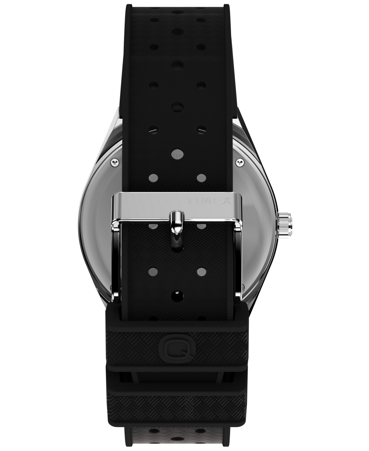 Timex Men's Analog Black Rubber Strap Watch, 38mm