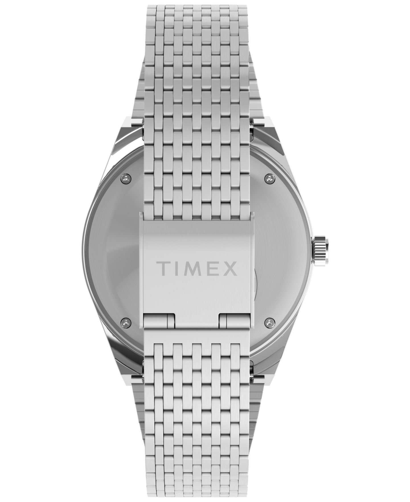 Мужские часы Timex Analog Silver-Tone Stainless Steel, 38mm — фото 4