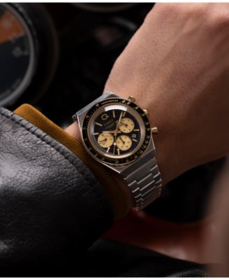 Men's Analog Two-Tone Stainless Steel Watch, 40mm