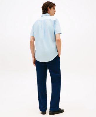 Мужская оксфордская рубашка обычного покроя от Tommy Hilfiger