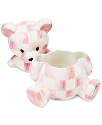 Rosy Check Bear Ceramic Cookie Jar