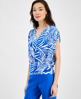 I.N.C. International Concepts - Women's Surplice V-Neck Top