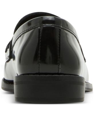 Prep Moc-Toe Tailored Loafer Flats