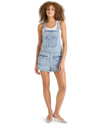 Steve Madden - Women's Kittie Cotton Denim Romper