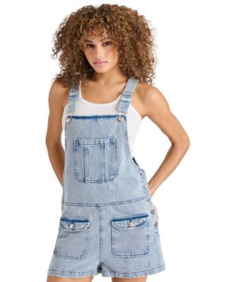 Women's Kittie Cotton Denim Romper