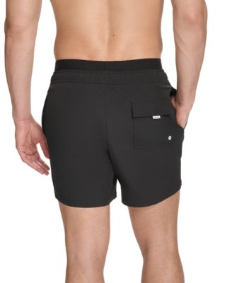 Men's Logo Elastic Waist Modern Euro 5" Volley Swim Trunks