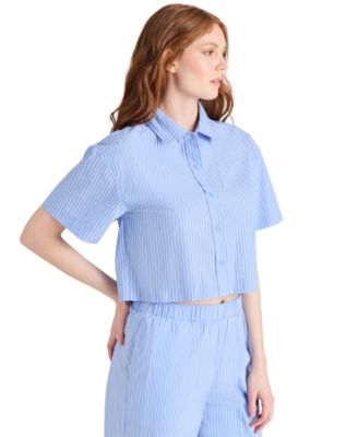 Women's Tula Striped Button-Front Shirt