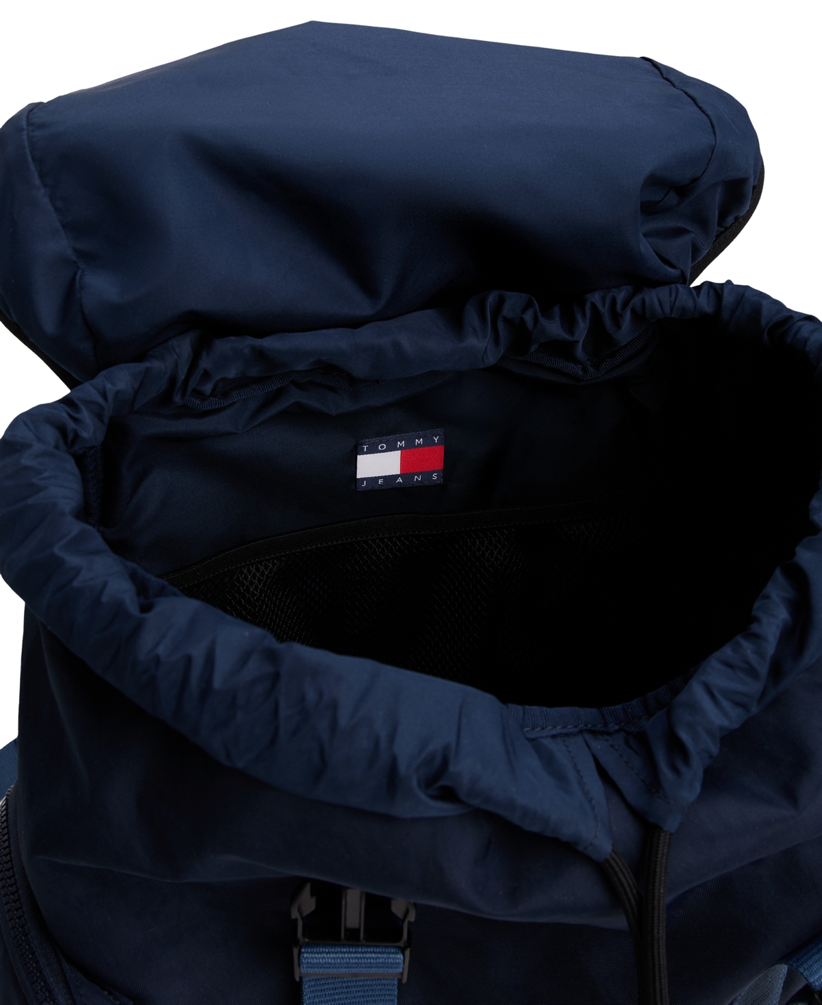 Shop Tommy Hilfiger Men's Tommy Jeans Daily Elevated Flap Backpack In Dark Night Navy