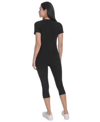 Women's V-Neck Logo Short-Sleeve T-Shirt