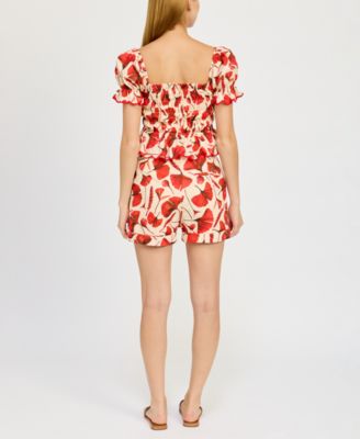 Женский укороченный топ Josie от En Saison и шорты Josie с поясом