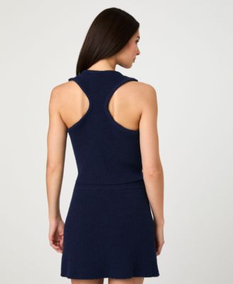 Женский махровый спортивный топ French Connection из пряжи Racerback