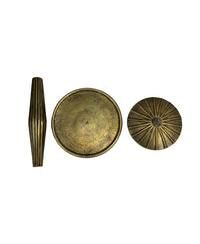 Round Top Drink Table – Elegant Side End Table with Fluted Base