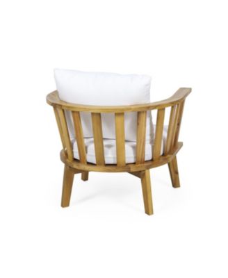 Streamdale Set of 2, Outdoor Acacia Wood Patio Club Chair