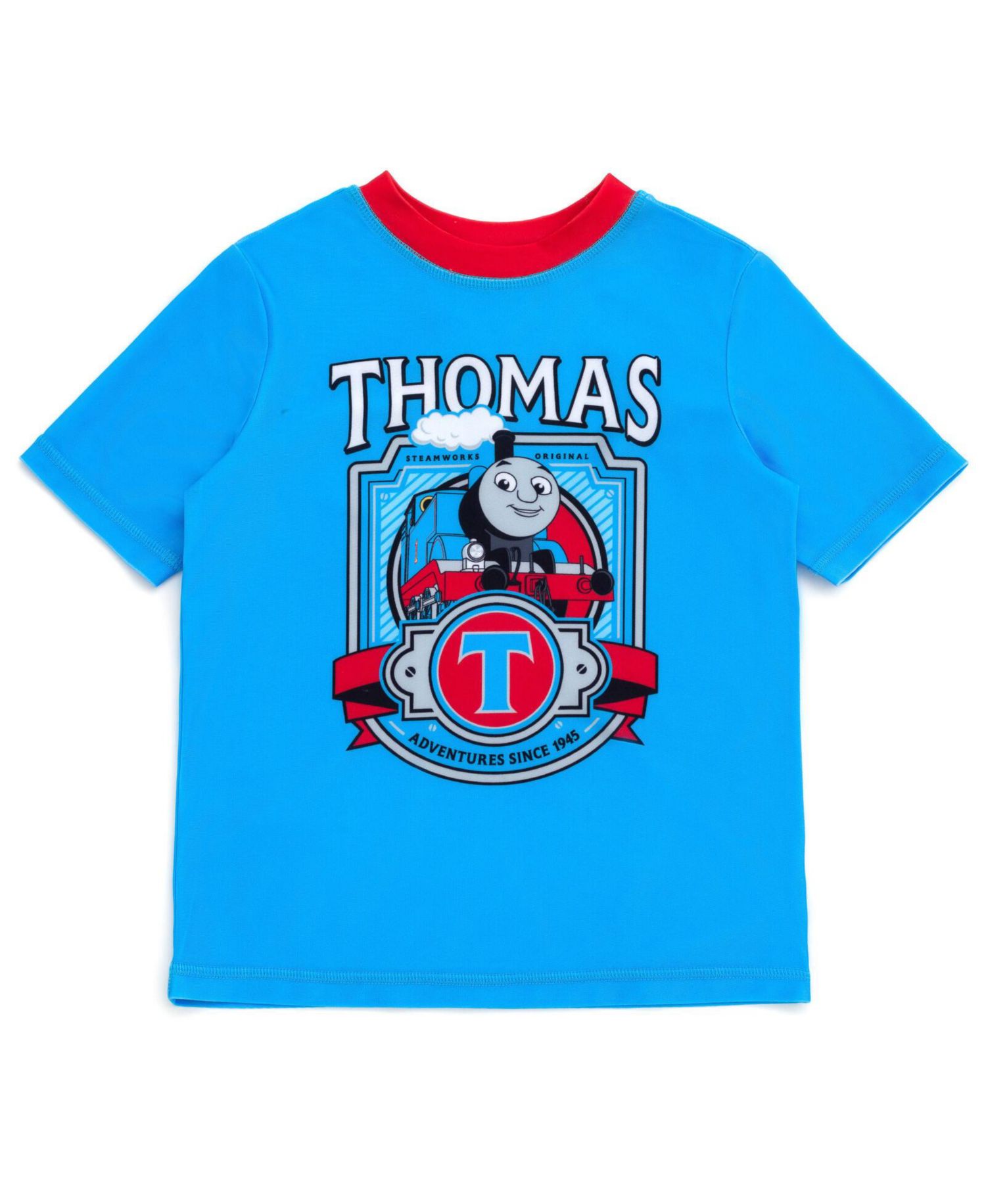 Little Boys Rash Guard and Swim Trunks Outfit Set
