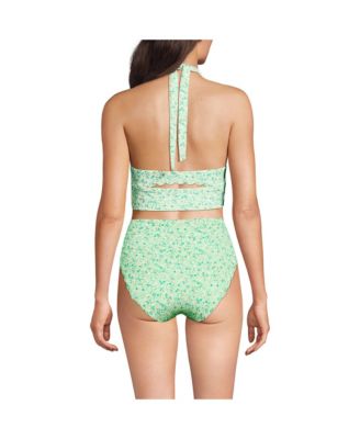 Женский топ-танкини на бретелях с гребешком без рукавов от Lands' End